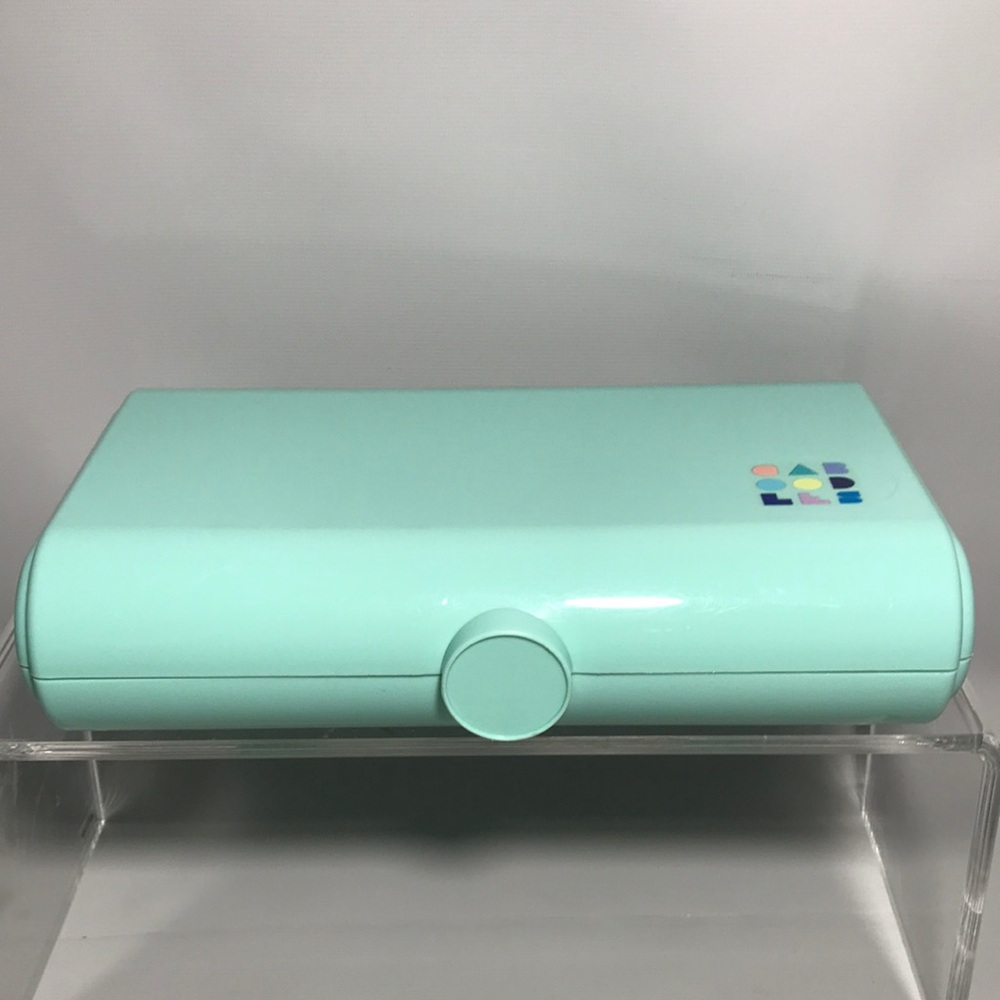 Travel Caboodle Mini Make-Up Tray Organizer 2-TierMirror Vtg 1990s Mint Green